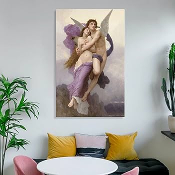 絵画 ヴィンテージ アムールとプシュケー アンティーク 絵画 ヴィンテージ アムールとプシュケー アンティーク | 人物画